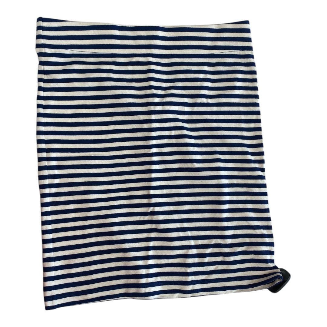 Skirt Mini & Short By Madewell In Striped Pattern, Size:L