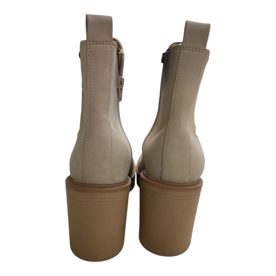 Boots Ankle Heels By Dolce Vita In Cream, Size:9.5