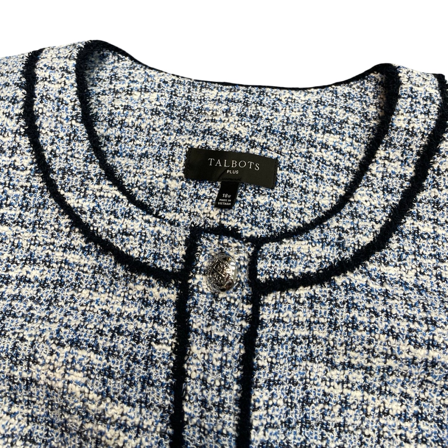 Blazer By Talbots In Blue, Size:18