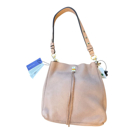 Handbag Designer By Rebecca Minkoff In Tan, Size:Medium