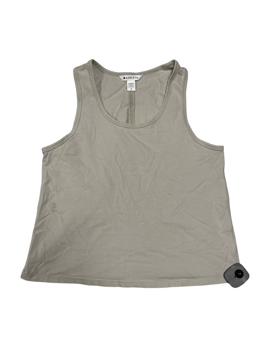 Athletic Tank Top By Athleta In Cream, Size:S