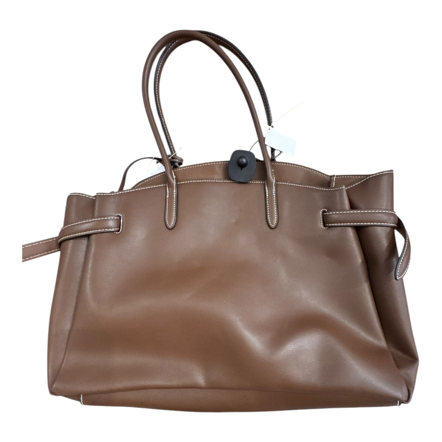 Tote By H&M In Brown, Size:Large