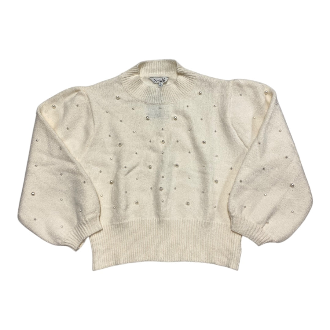 Sweater By Davi & Dani In Ivory, Size:Xl