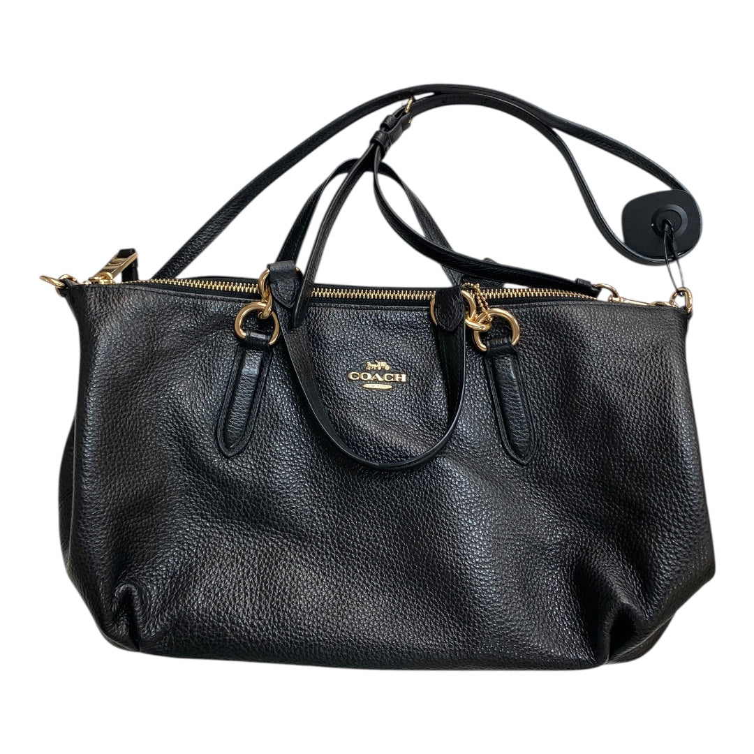 Handbag Designer By Coach In Black, Size:Medium