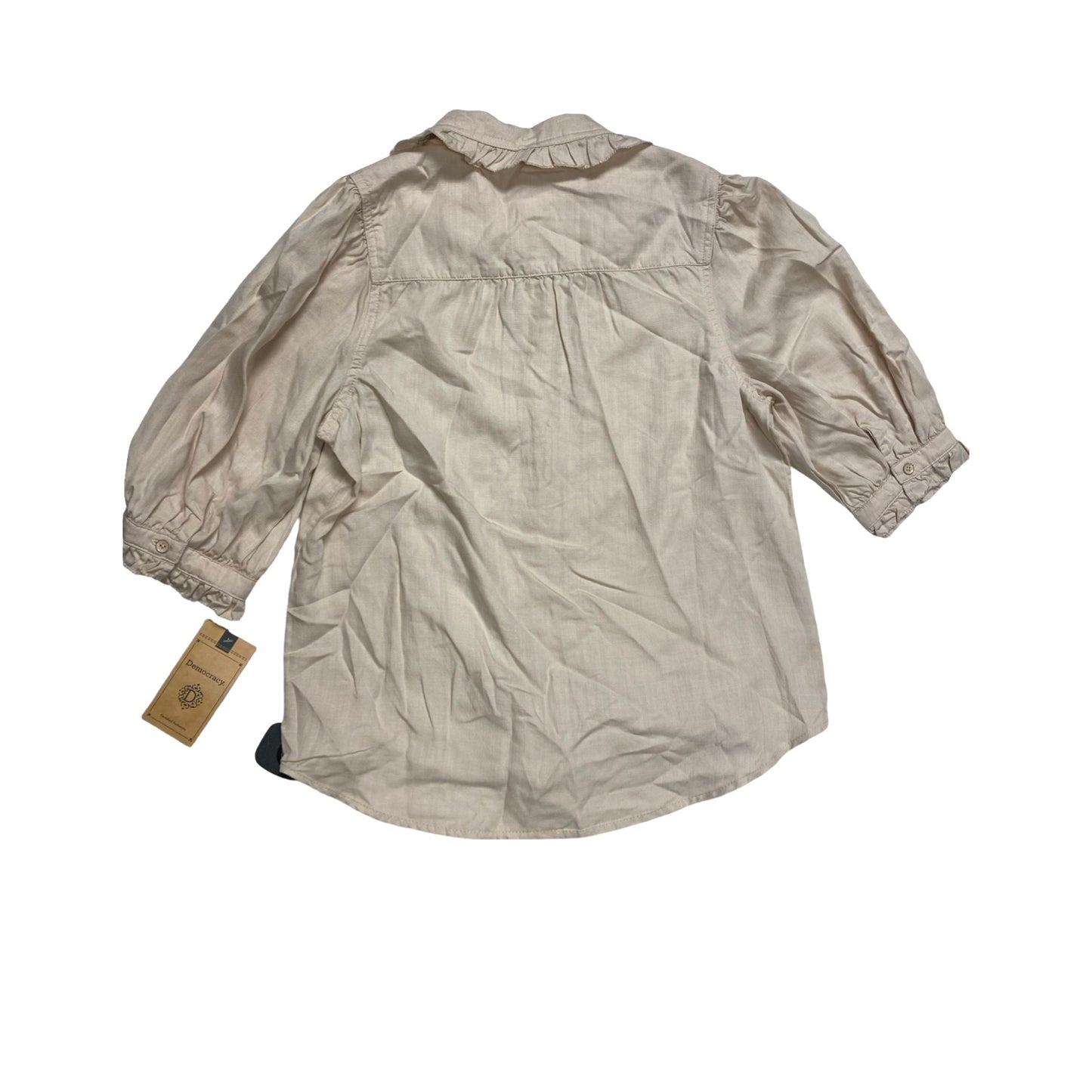 Top 3/4 Sleeve By Democracy In Tan, Size:S