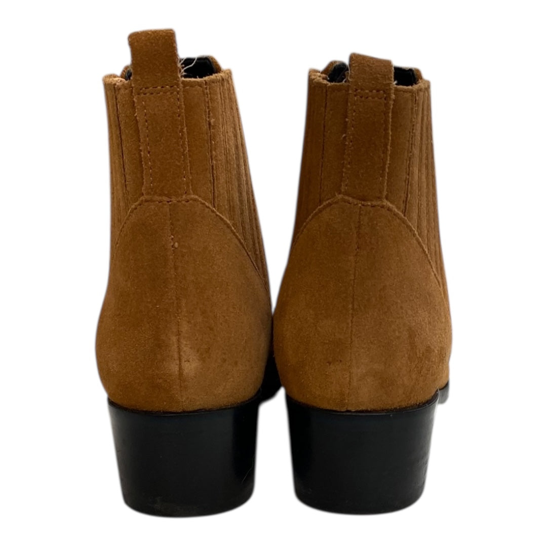 Boots Ankle Heels By Marc Fisher In Tan, Size:7.5