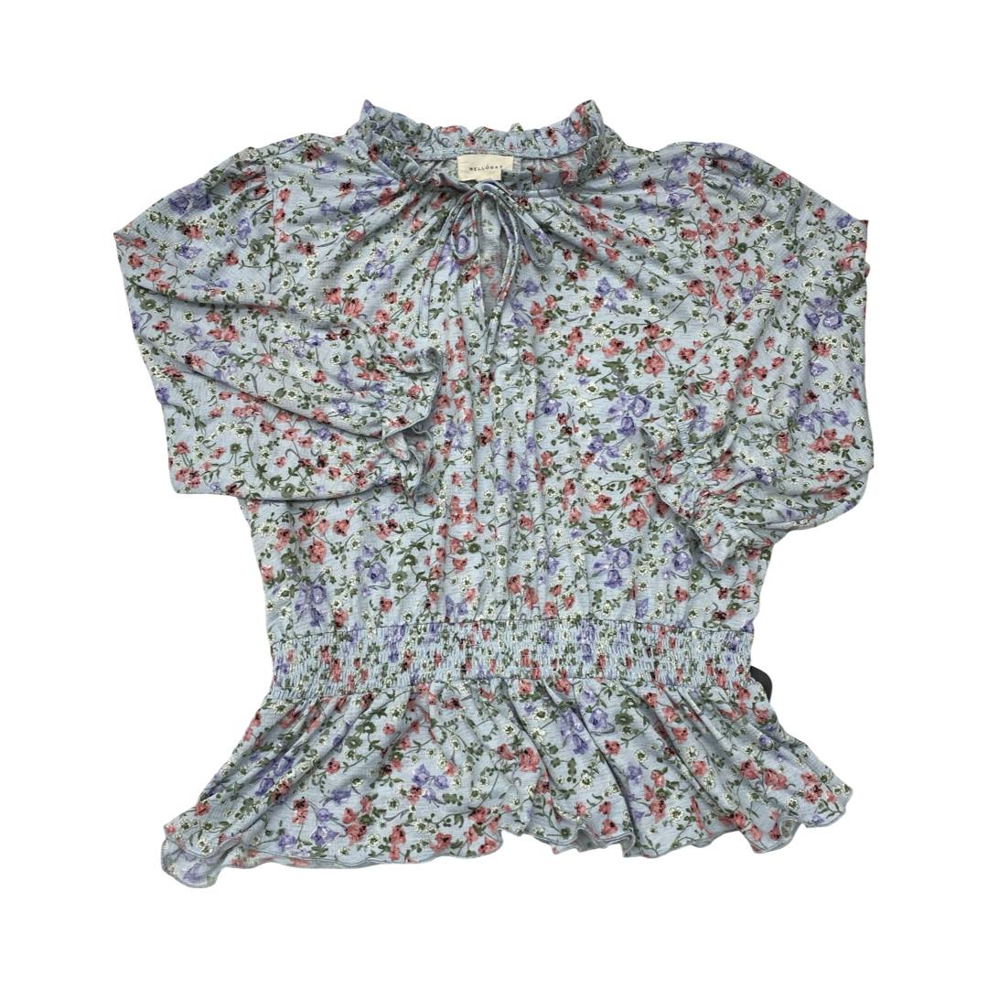 Top Ls By Melloday In Floral Print, Size:Xl