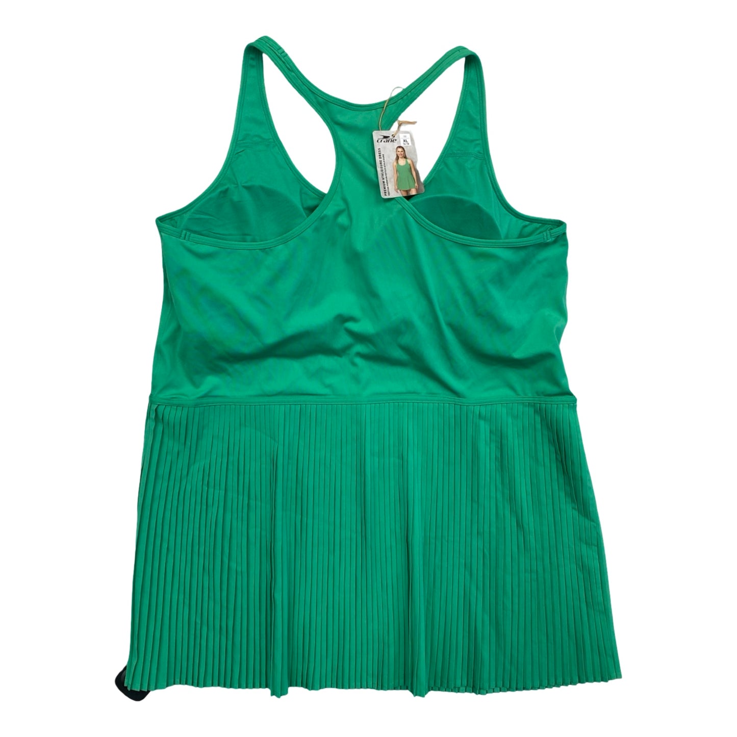 Dress Casual Midi By Crane In Green, Size:Xl