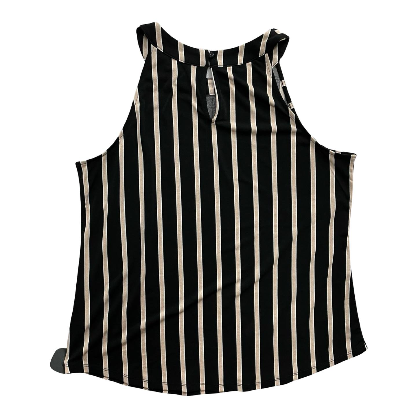 Top Sleeveless By Adrianna Papell In Striped Pattern, Size:L