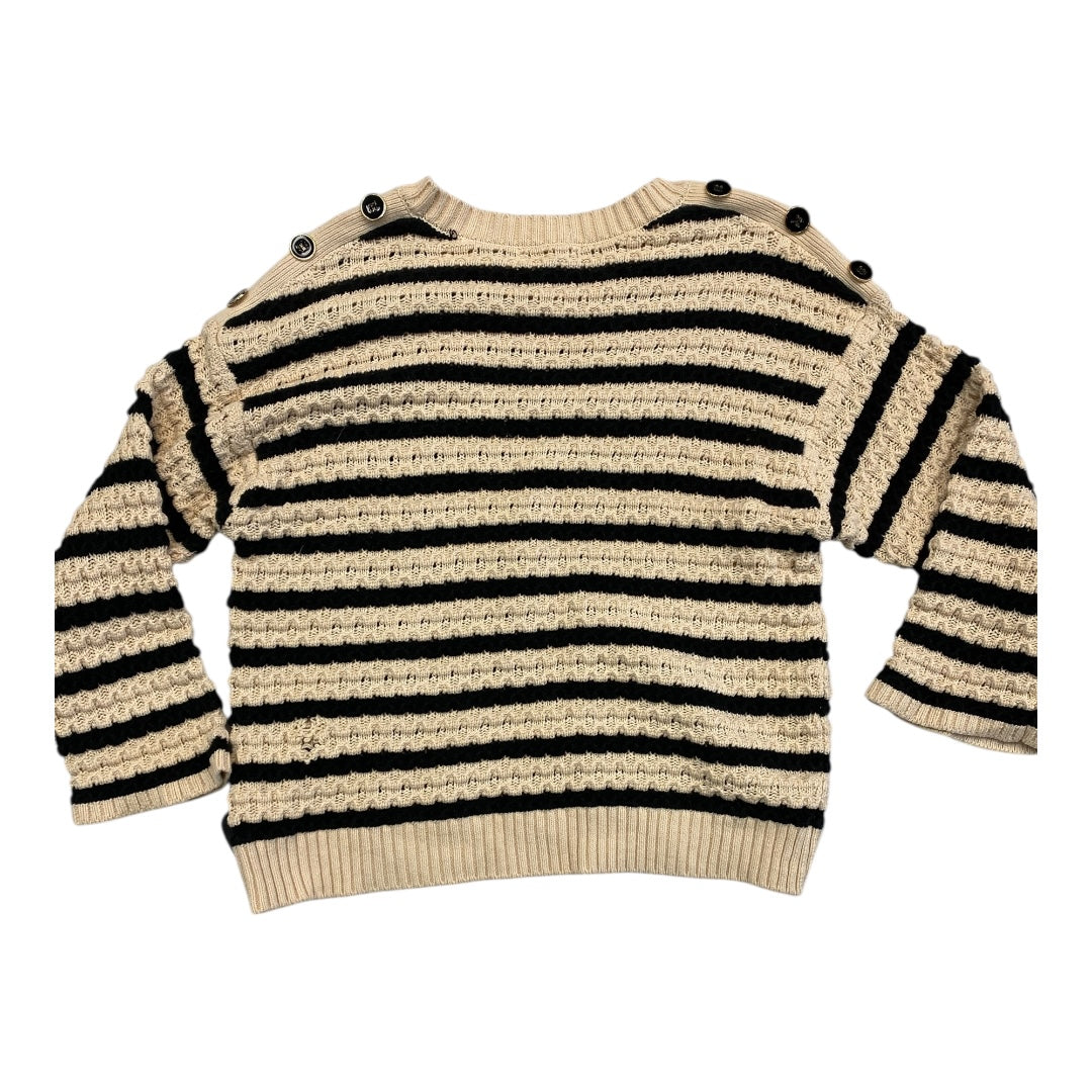 Sweater By Marled In Black & Tan, Size:L
