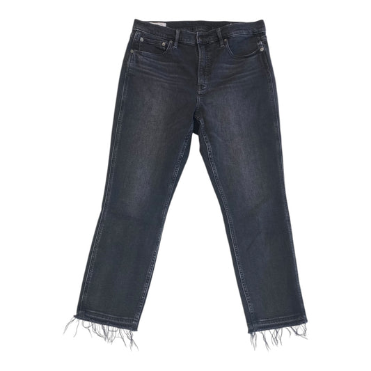 Jeans Straight By Gap In Black, Size:14