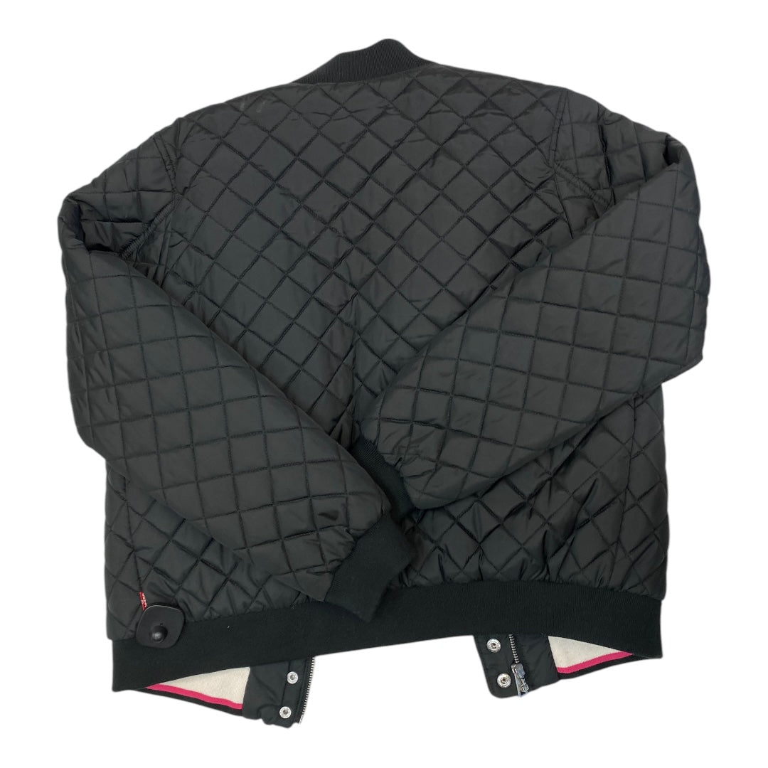 Jacket Puffer & Quilted By Levis In Black, Size:M