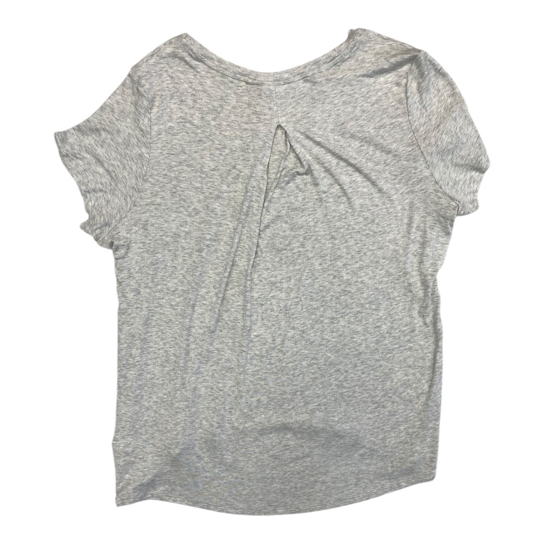 Athletic Top Ss By Athleta In Grey, Size:S