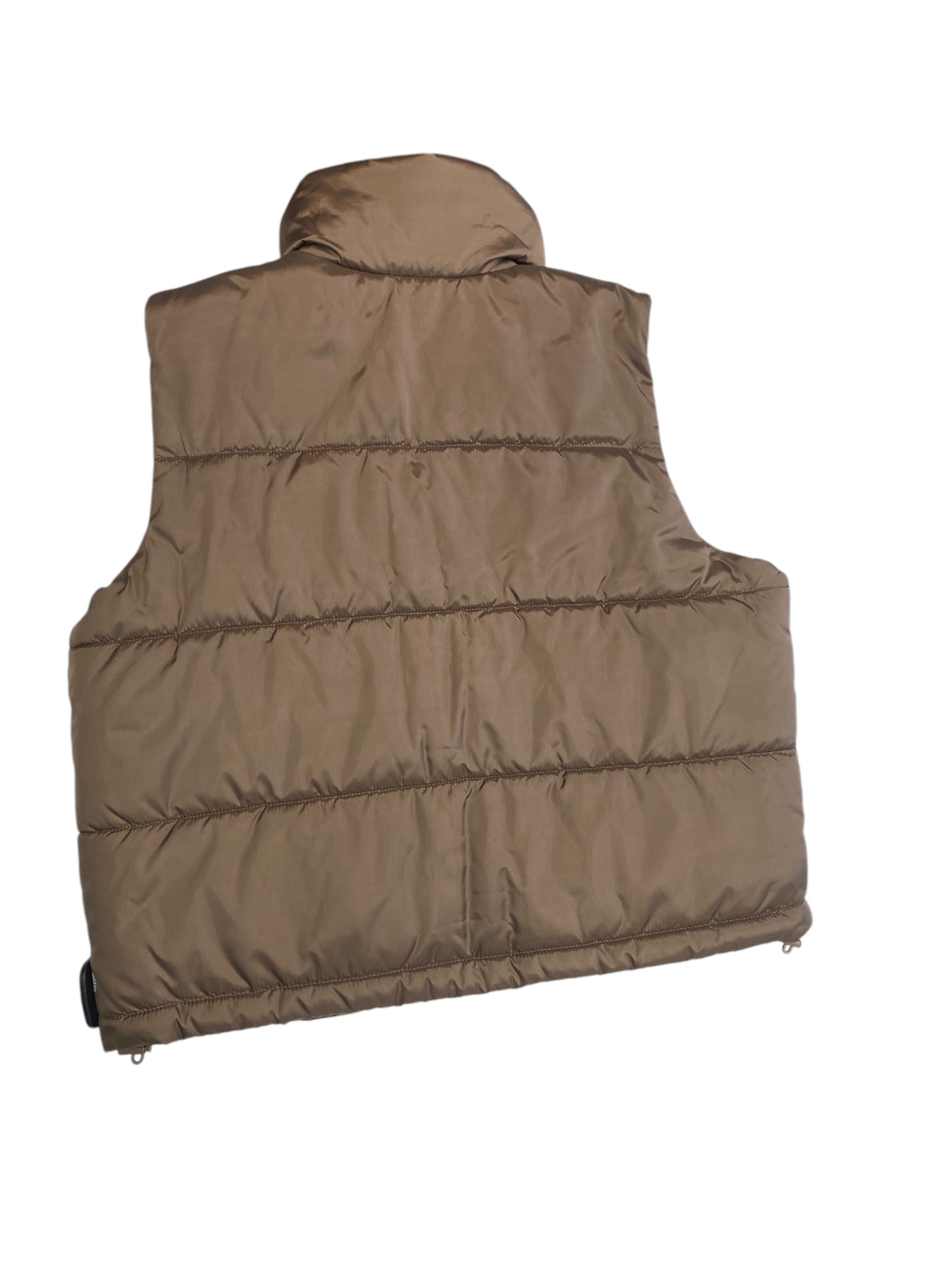 Vest Puffer & Quilted By Zella In Brown, Size:M