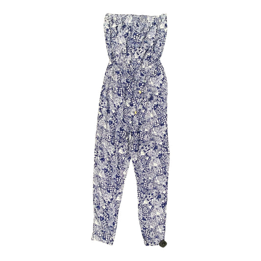Jumpsuit By Lilly Pulitzer Target Collab In Blue & White, Size:M