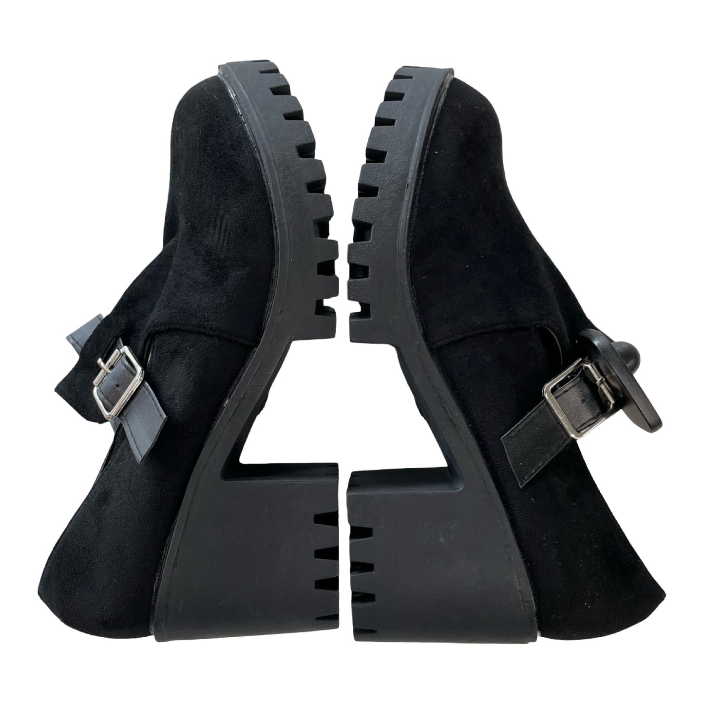 Shoes Heels Block By Clothes Mentor In Black, Size:9.5