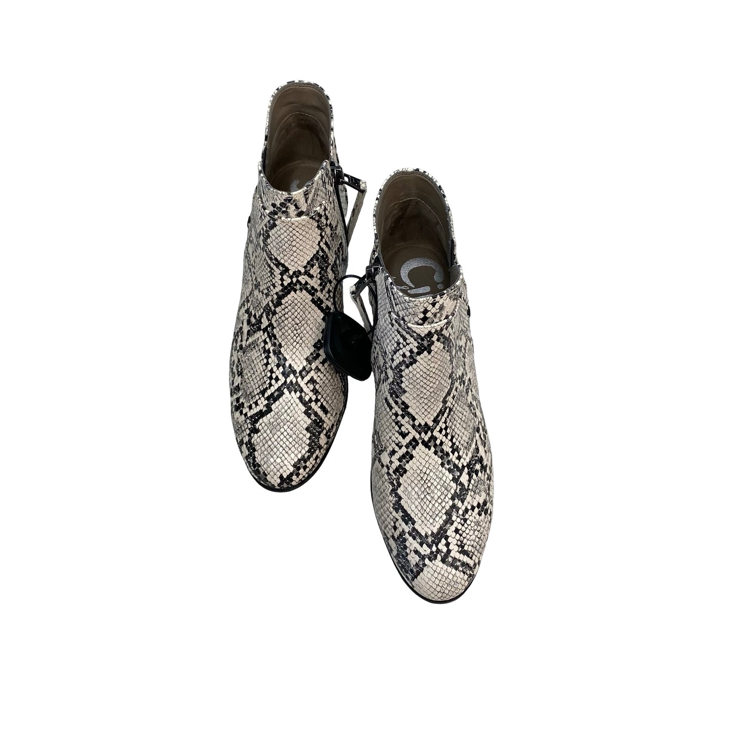 Boots Ankle Heels By Circus By Sam Edelman In Snakeskin Print, Size:7