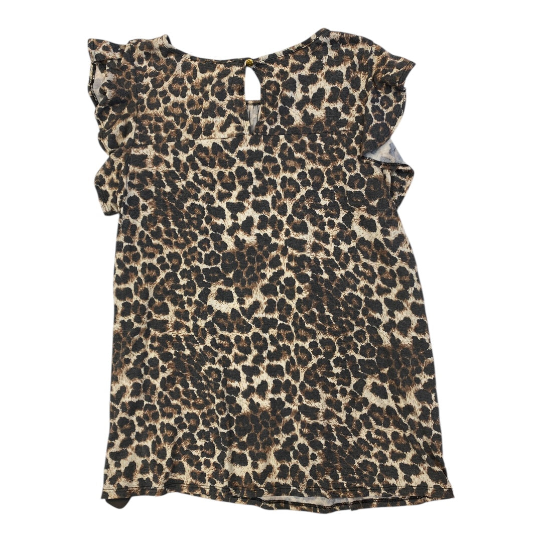 Top Sleeveless By Heimish Usa In Animal Print, Size:Xl