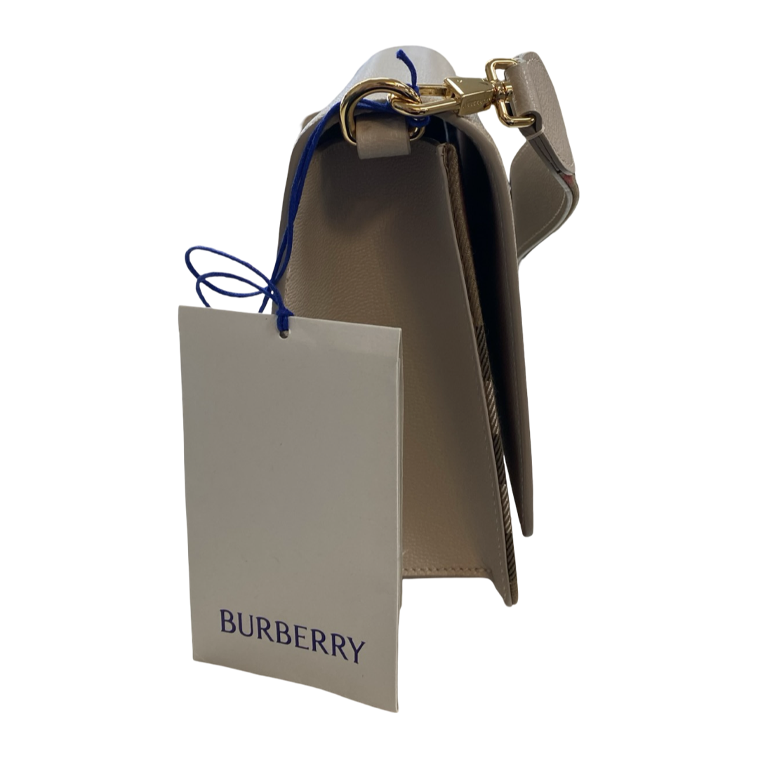 Handbag Luxury Designer By Burberry In Tan, Size:Medium