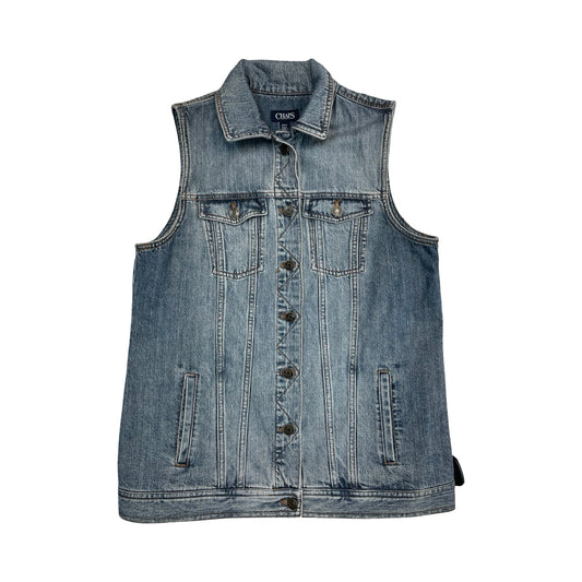 Vest Other By Chaps In Blue Denim, Size:M