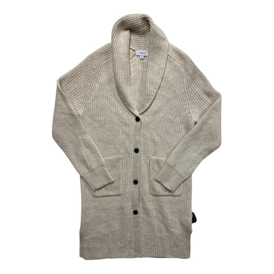 Sweater Cardigan By Evereve In Tan, Size:S