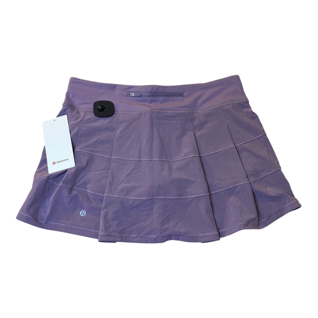 Athletic Skort By Lululemon In Purple, Size:10