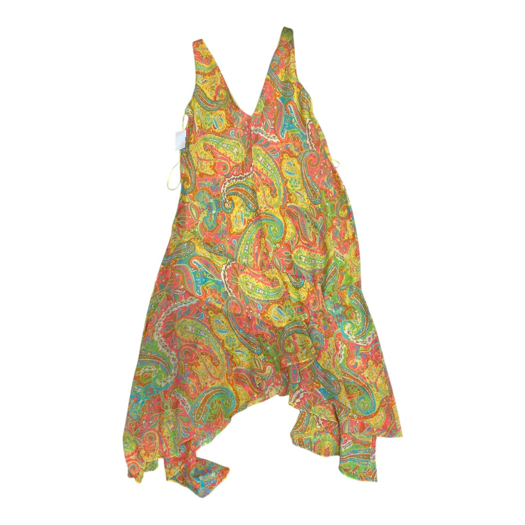 Dress Casual Maxi By Lauren By Ralph Lauren In Multi, Size:12