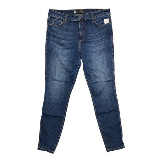 Jeans Skinny By Kut In Blue Denim, Size:14