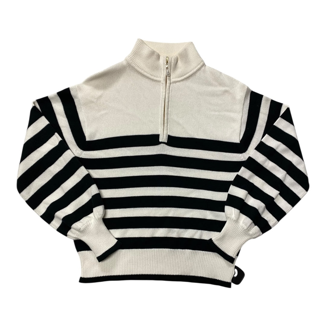 Sweater By J. Crew In Black & White, Size:S