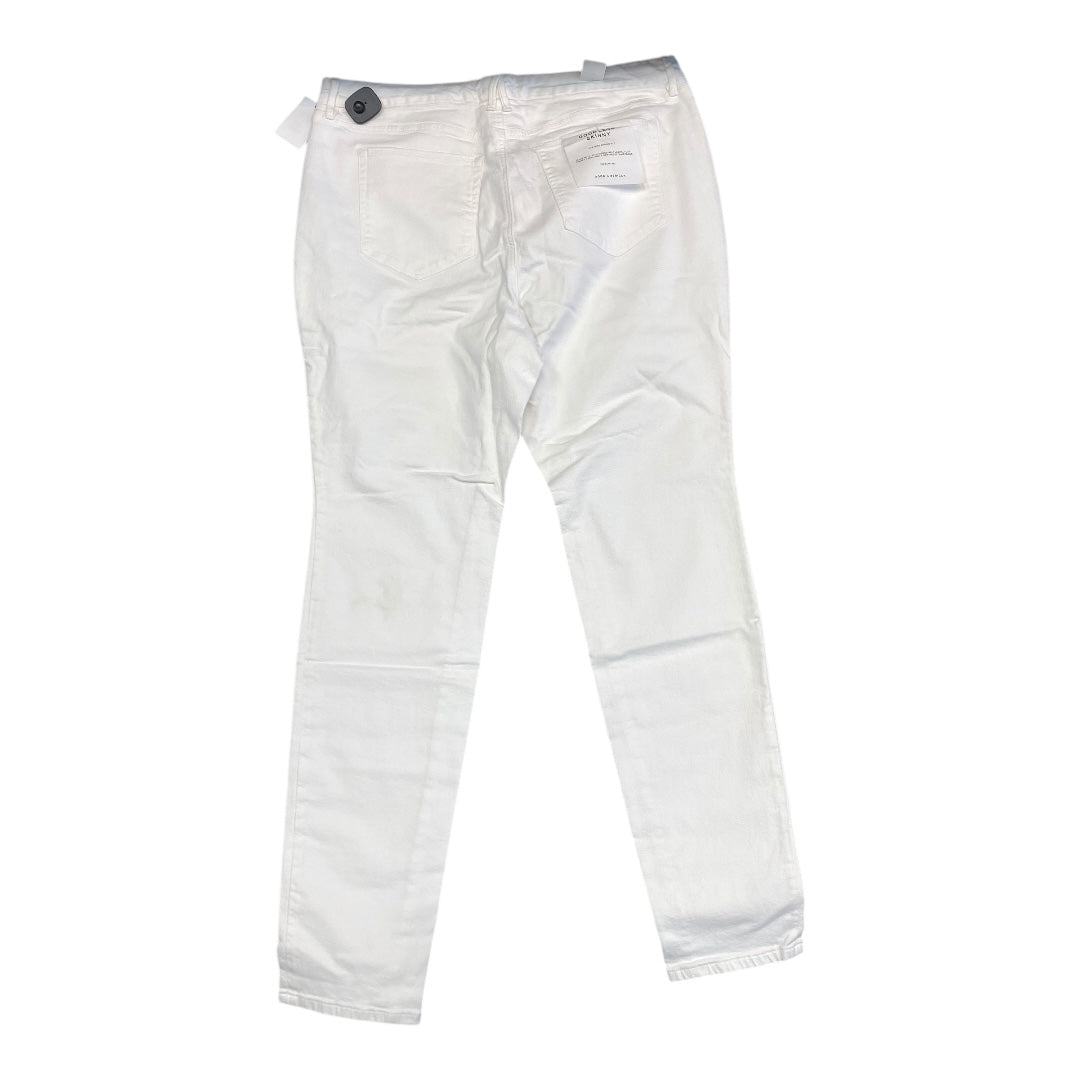 Jeans Skinny By Good American In White Denim, Size:22