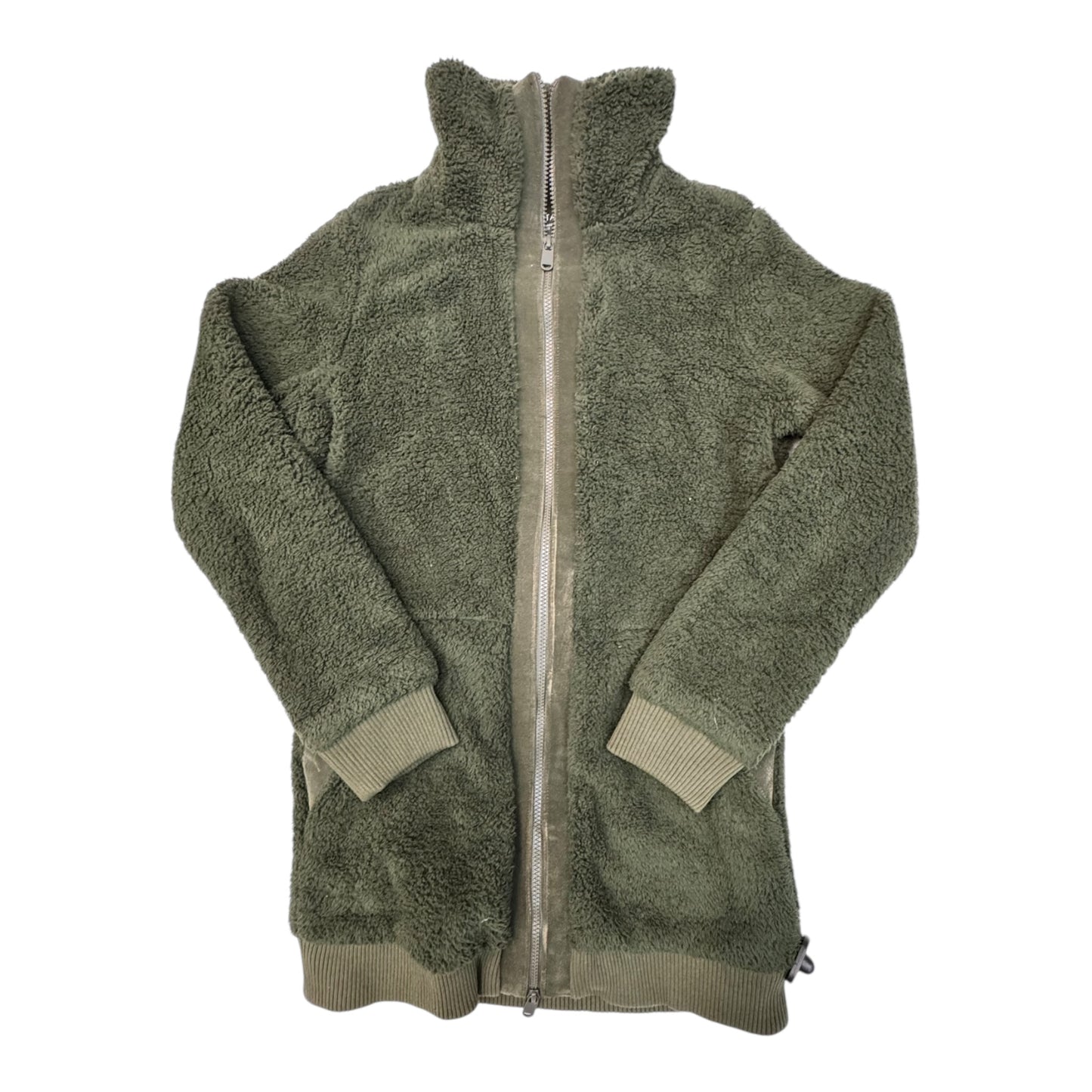 Jacket Fleece By Athleta In Green, Size:Xs