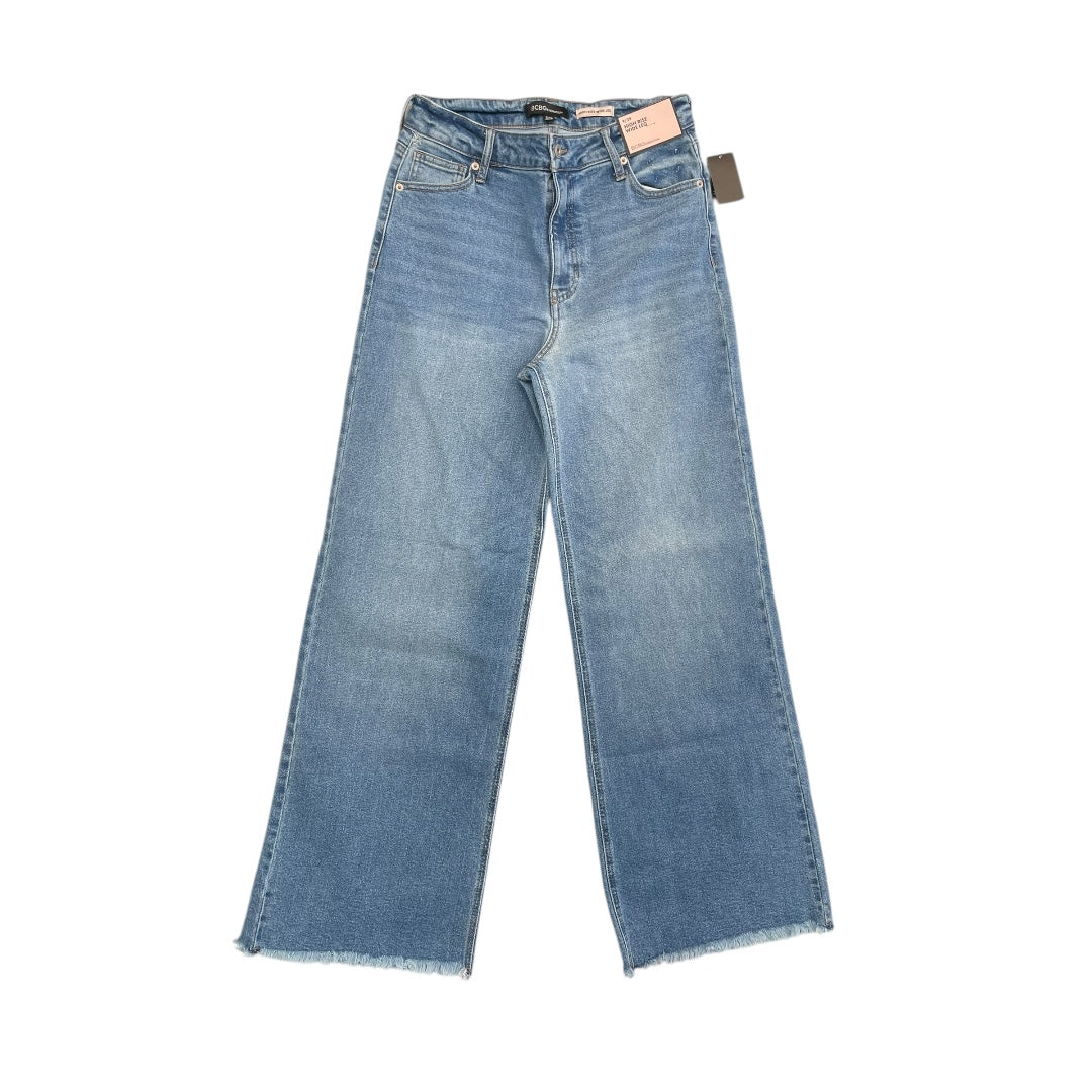 Jeans Wide Leg By Bcbgeneration In Blue Denim, Size:8