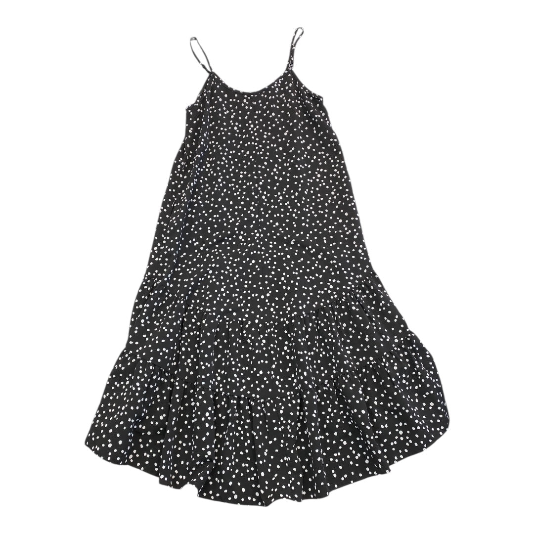 Dress Casual Midi By Cmc In Black & White, Size:M