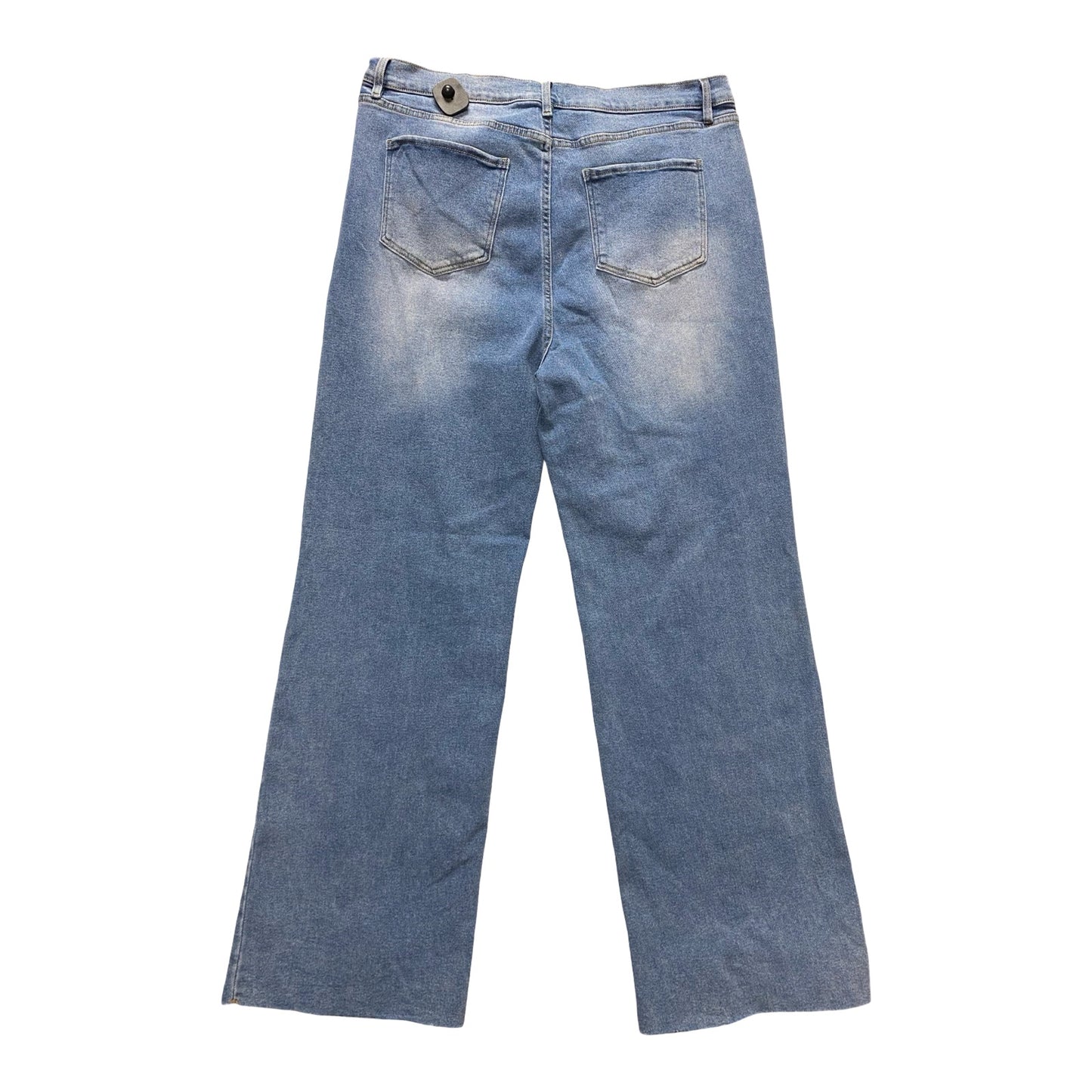 Jeans Wide Leg By Fashion Nova In Blue Denim, Size:20