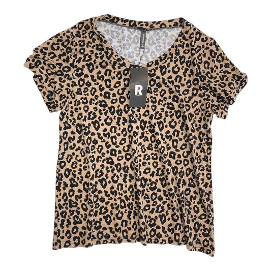 Top Ss Basic By Cmc In Animal Print, Size:L