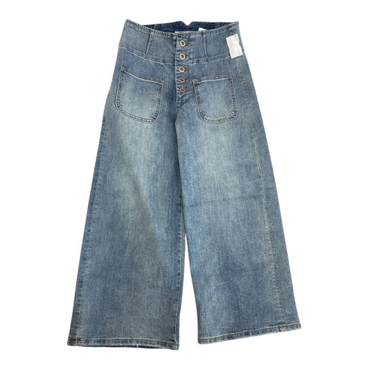 Jeans Cropped By Wishlist In Blue Denim, Size:S