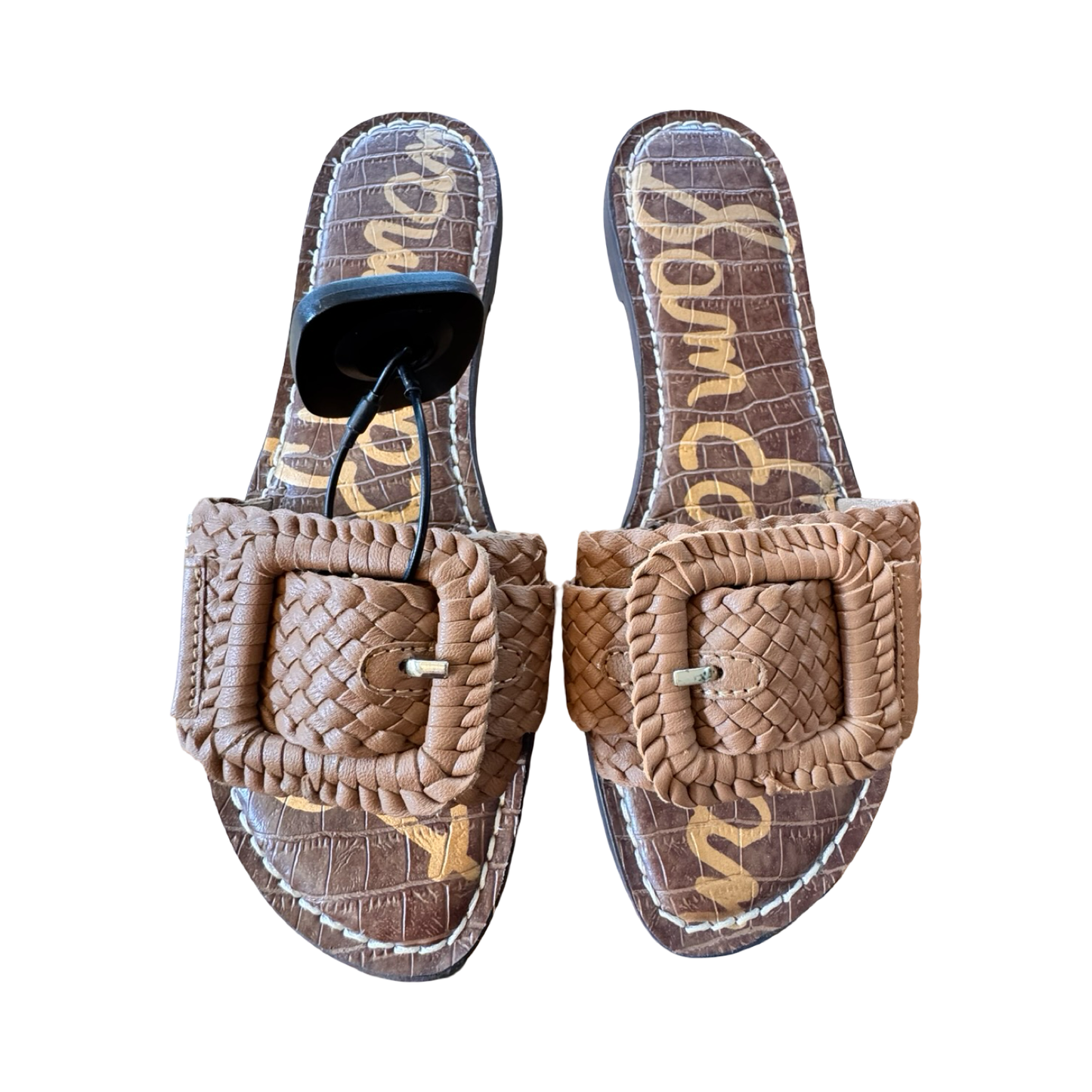 Sandals Flats By Sam Edelman In Brown, Size:7