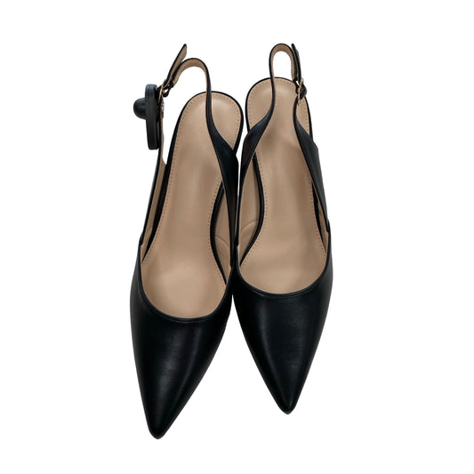 Shoes Heels Kitten By Clothes Mentor In Black, Size:10