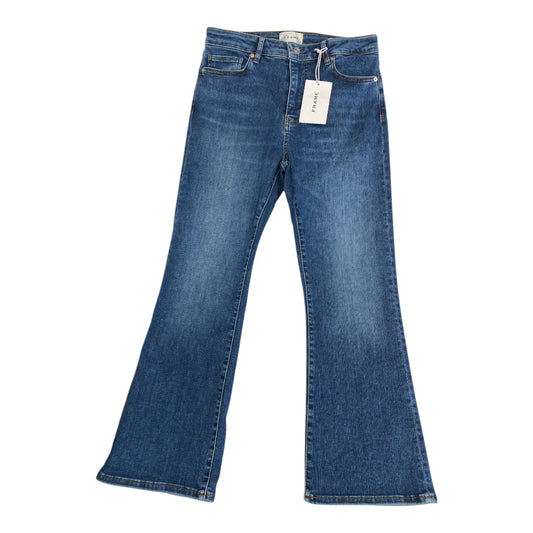 Jeans Boot Cut By Frame In Blue, Size:8