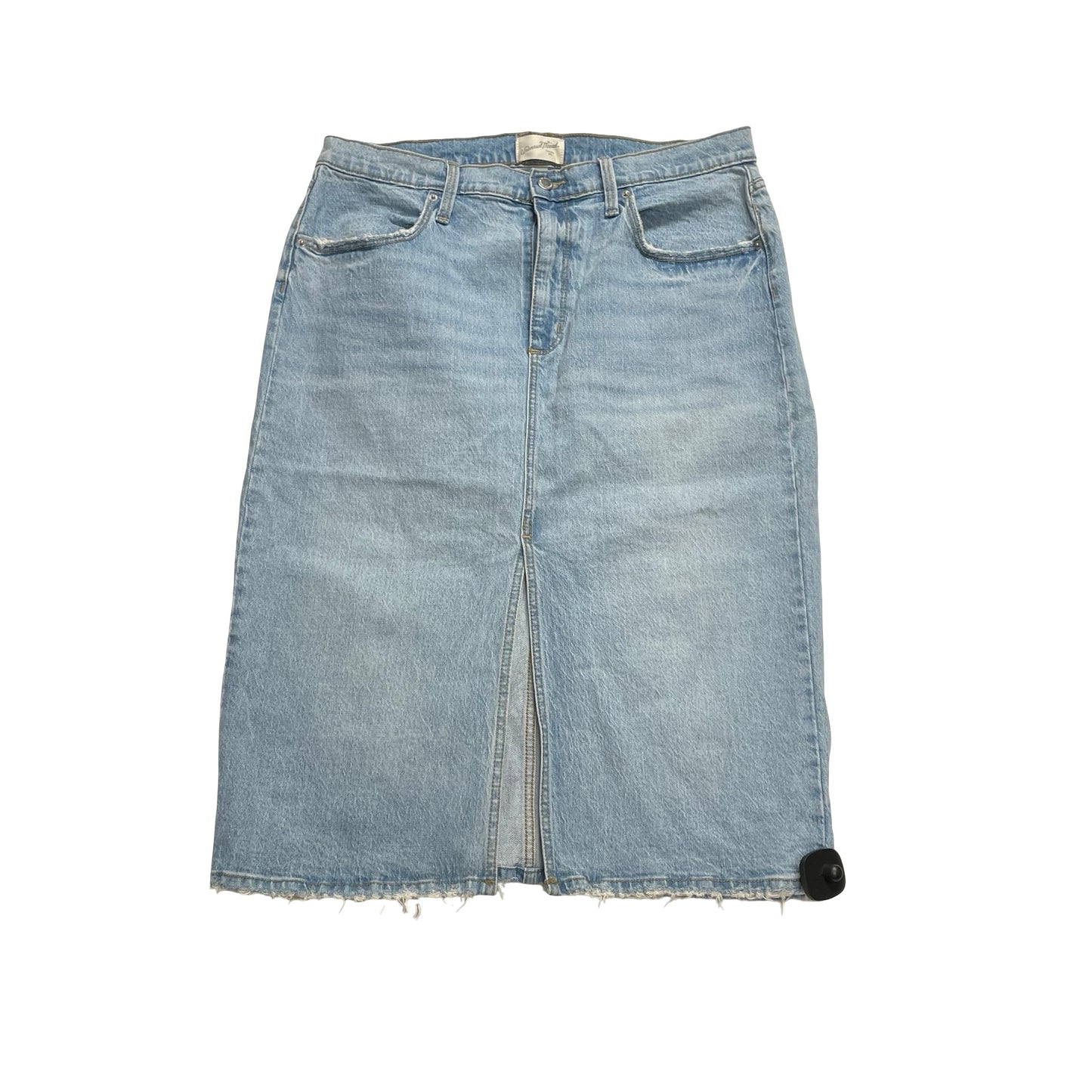 Skirt Maxi By Universal Thread In Blue Denim, Size:14