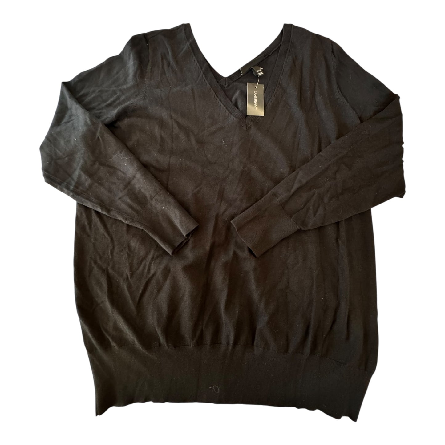 Sweater By Lane Bryant In Black, Size:22