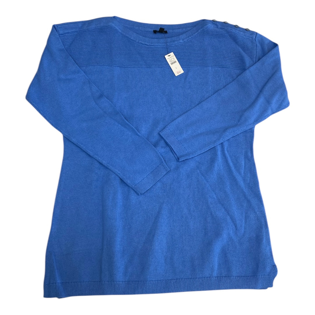 Sweater By Talbots In Blue, Size:L