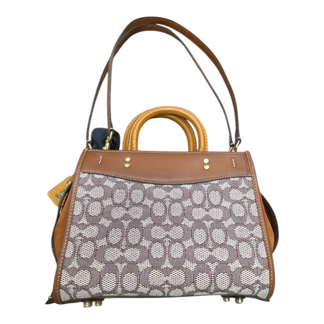 Handbag Designer By Coach In Brown, Size:Medium