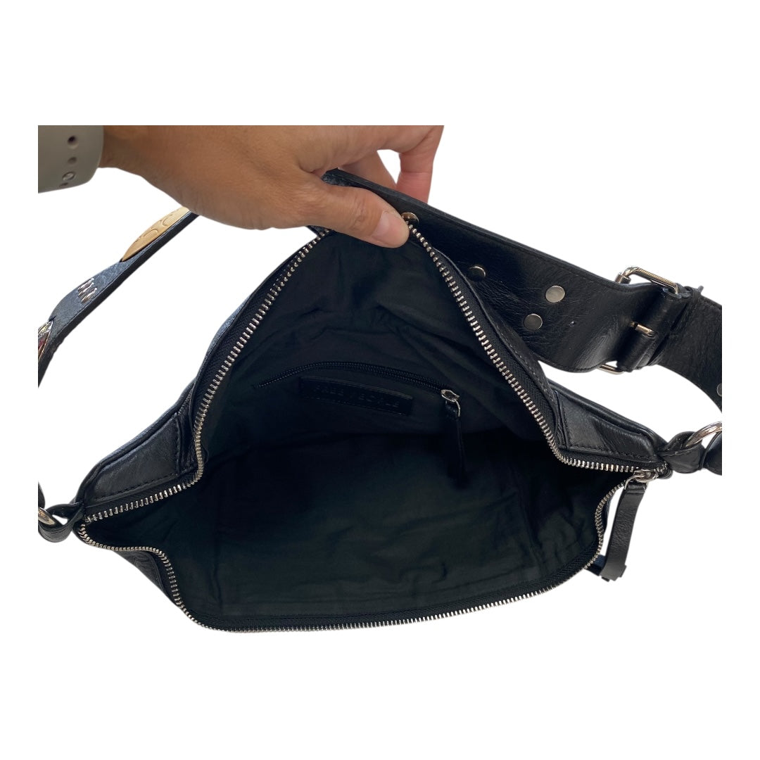 Belt Bag Leather By Free People In Black, Size:Large