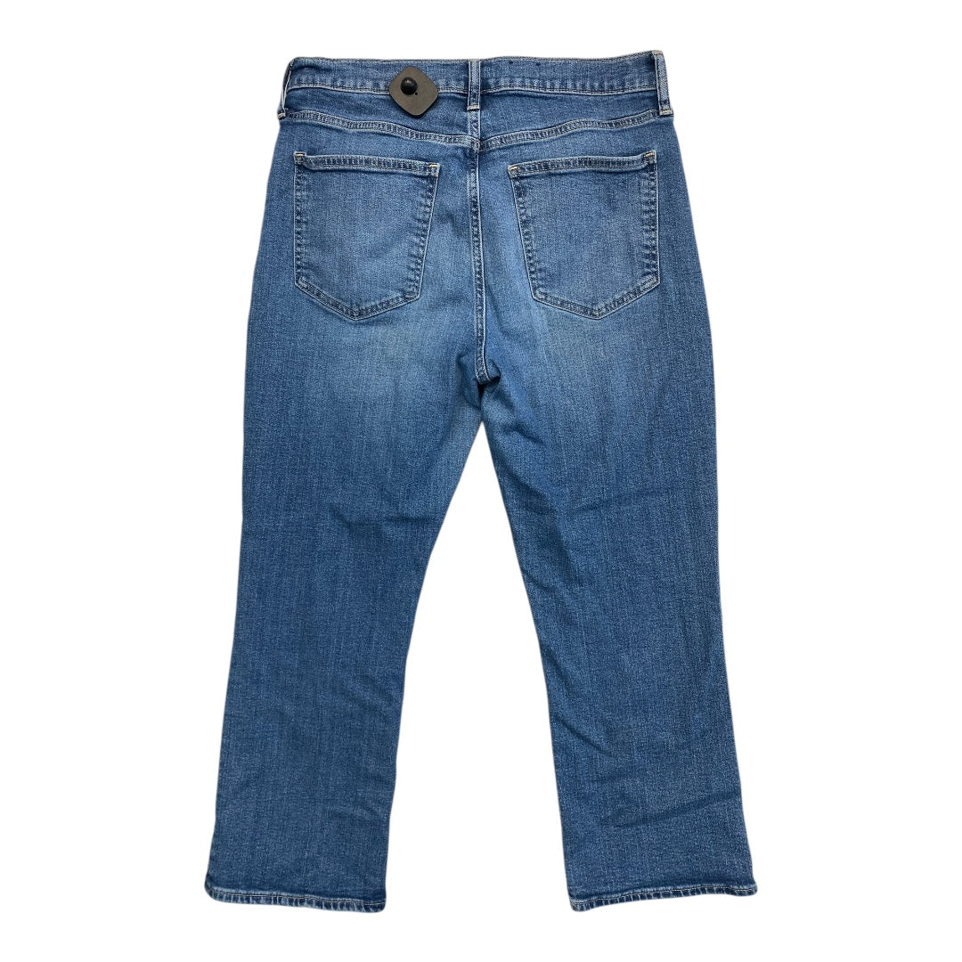 Jeans Straight By Gap In Blue Denim, Size:12