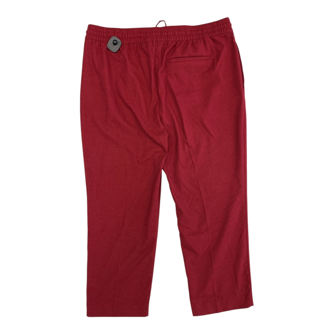 Pants Dress By Banana Republic In Red, Size:Xl
