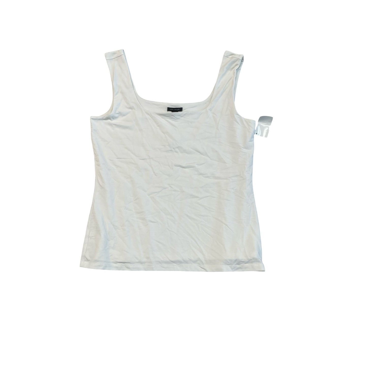 Top Sleeveless By Ann Taylor In Cream, Size:M