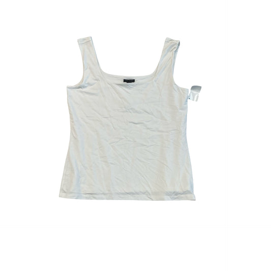 Top Sleeveless By Ann Taylor In Cream, Size:M