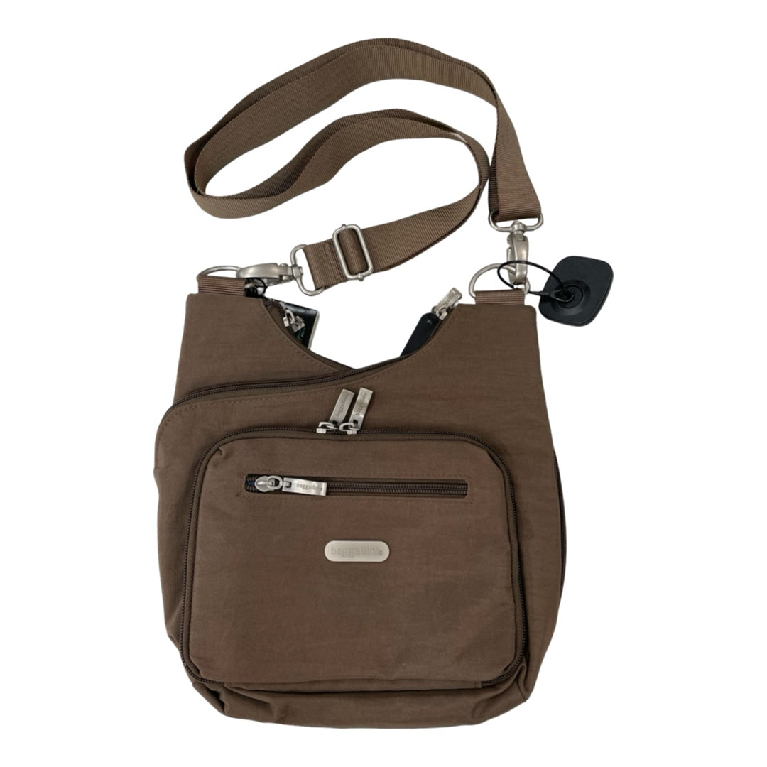 Handbag By Baggallini In Brown, Size:Small
