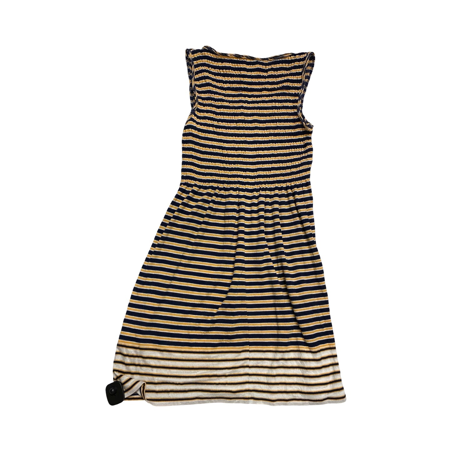 Dress Casual Midi By Max Studio In Blue & Yellow, Size:Xs